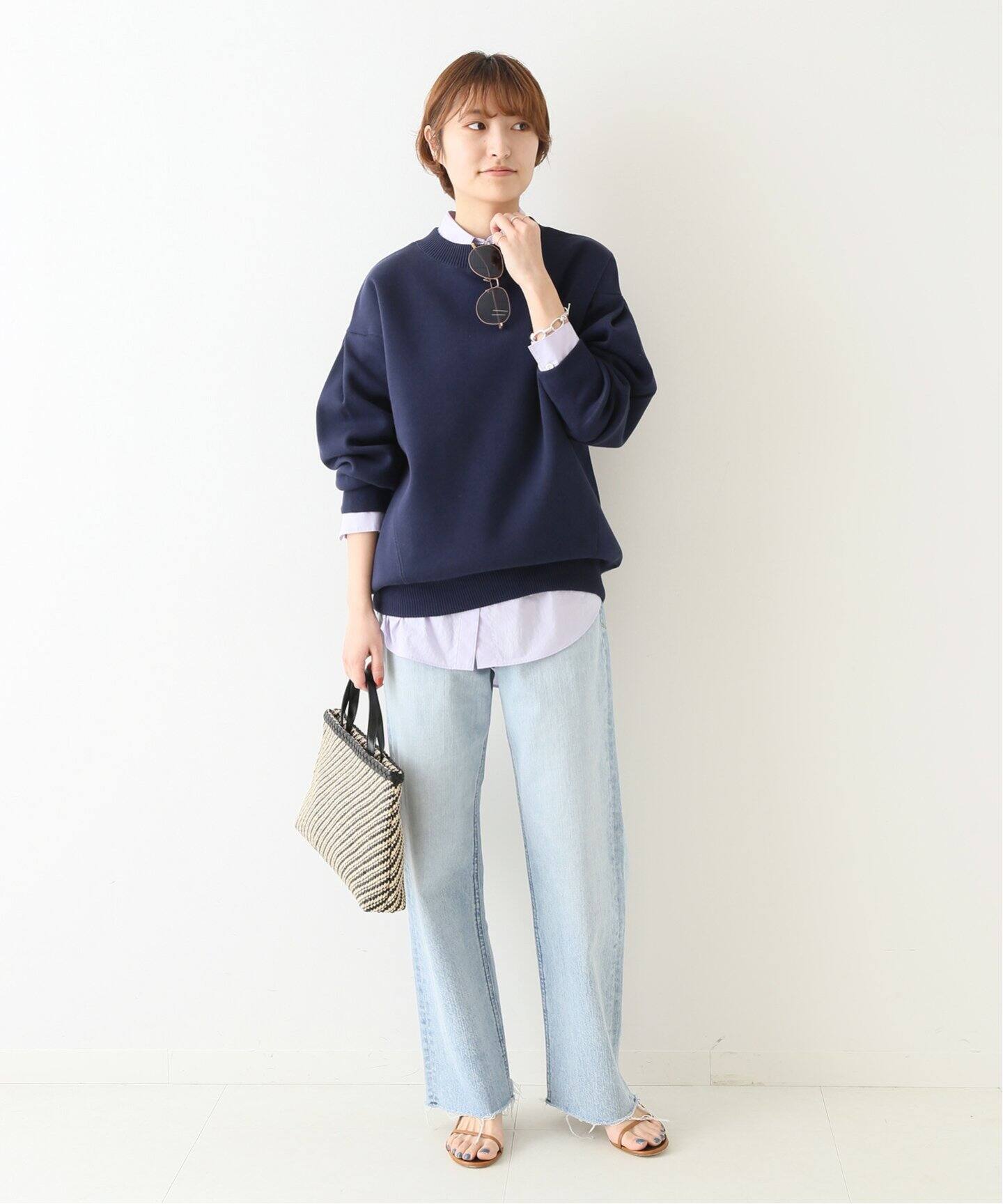 人気ブランド コットンポリエステルスムースプルオーバー ホワイト 美品♡IENA - トレーナー/スウェット