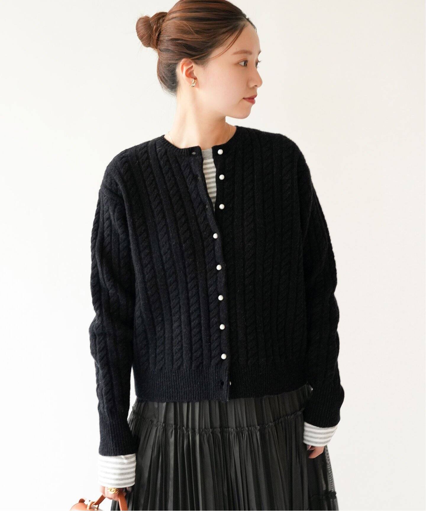 スイビWケーブルカーディガン（カーディガン）｜IENA（イエナ）の通販  