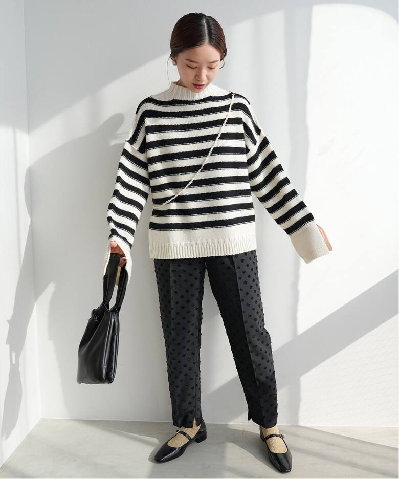 ステッチボーダーニット（ニット／セーター）｜IENA（イエナ）の通販  