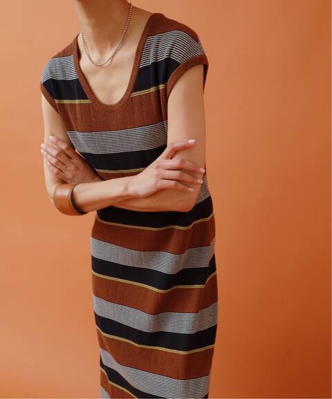 Maison マルチボーダーニットワンピース Iena イエナ 公式のファッション通販 Baycrew S Store