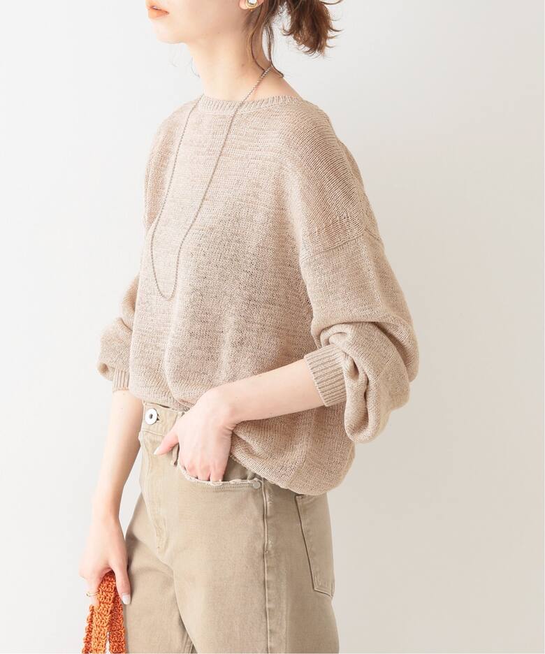 テープヤーンクループルオーバー◇（ニット／セーター）｜IENA（イエナ  