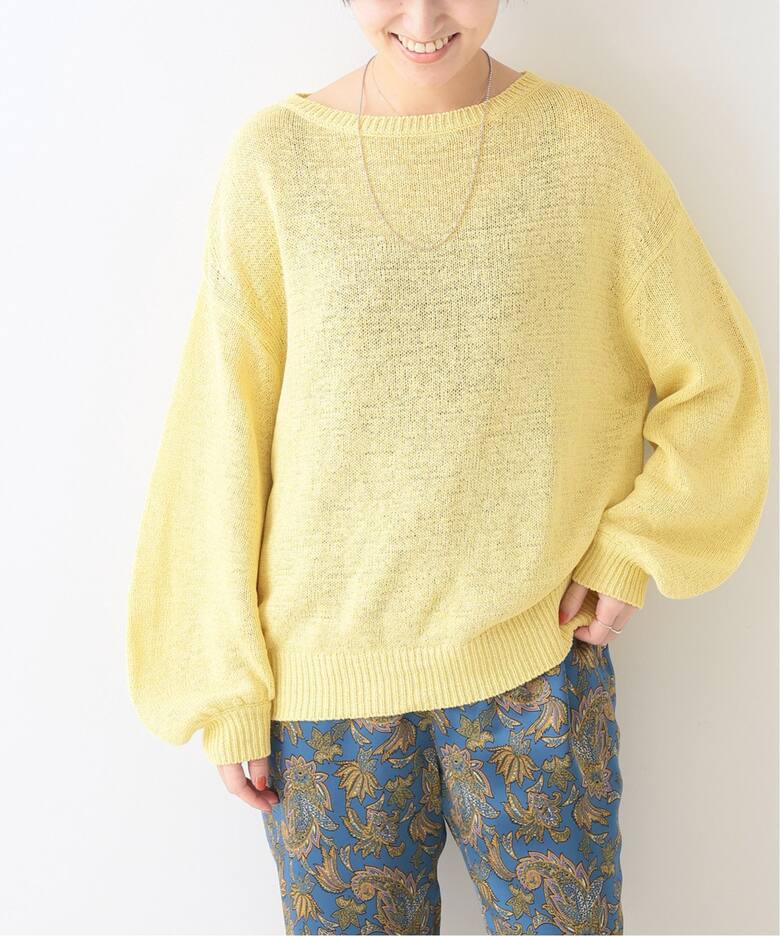 テープヤーンクループルオーバー◇（ニット／セーター）｜IENA（イエナ  