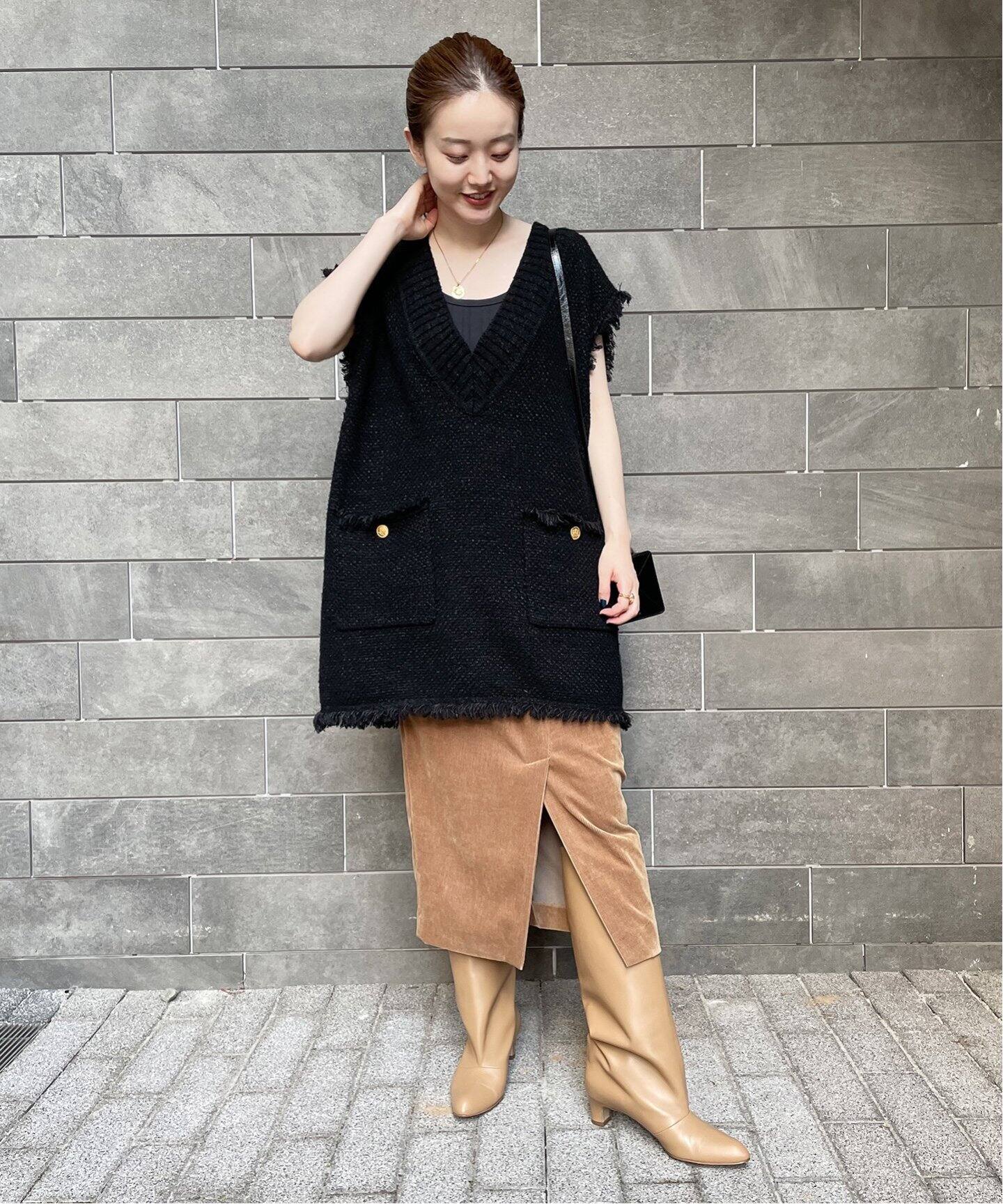 ADAWAS/アダワス】KNIT TWEED 2PKT ベスト（ベスト）｜IENA（イエナ 
