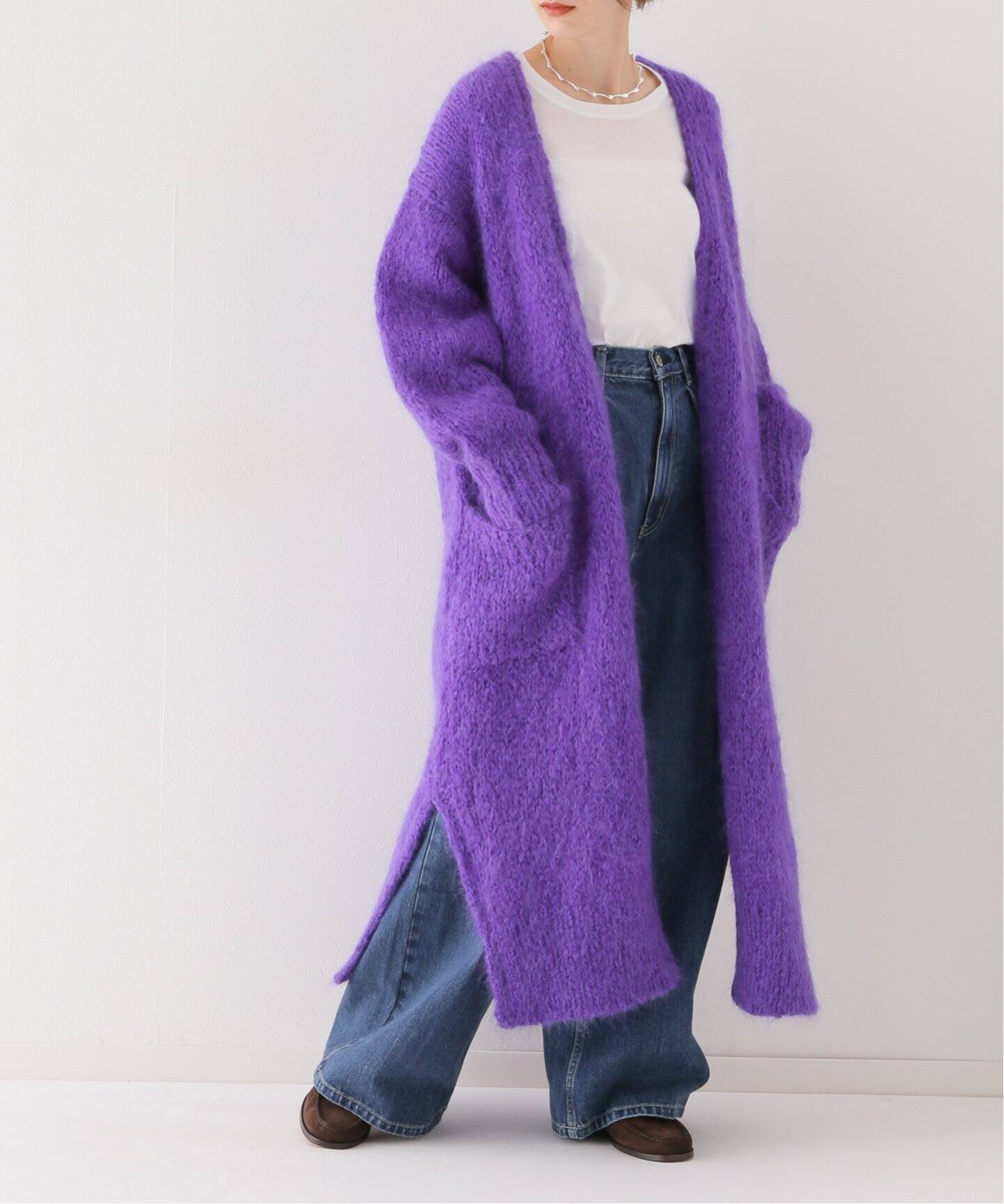 HAVEL studio/ハーヴェル スタジオ】MO HAND KNITロング  