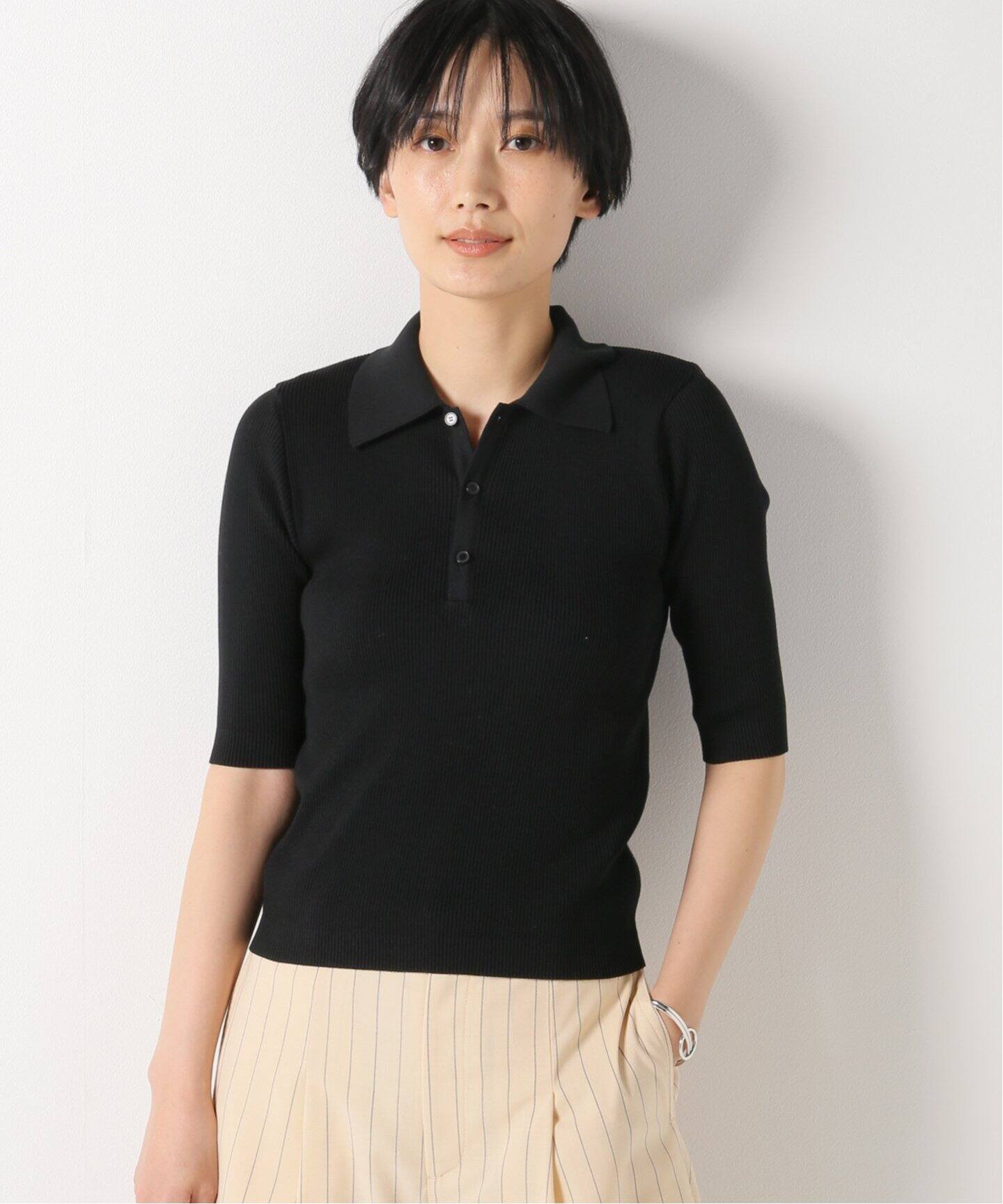 オーラリー auralee ニットポロ - 長袖 