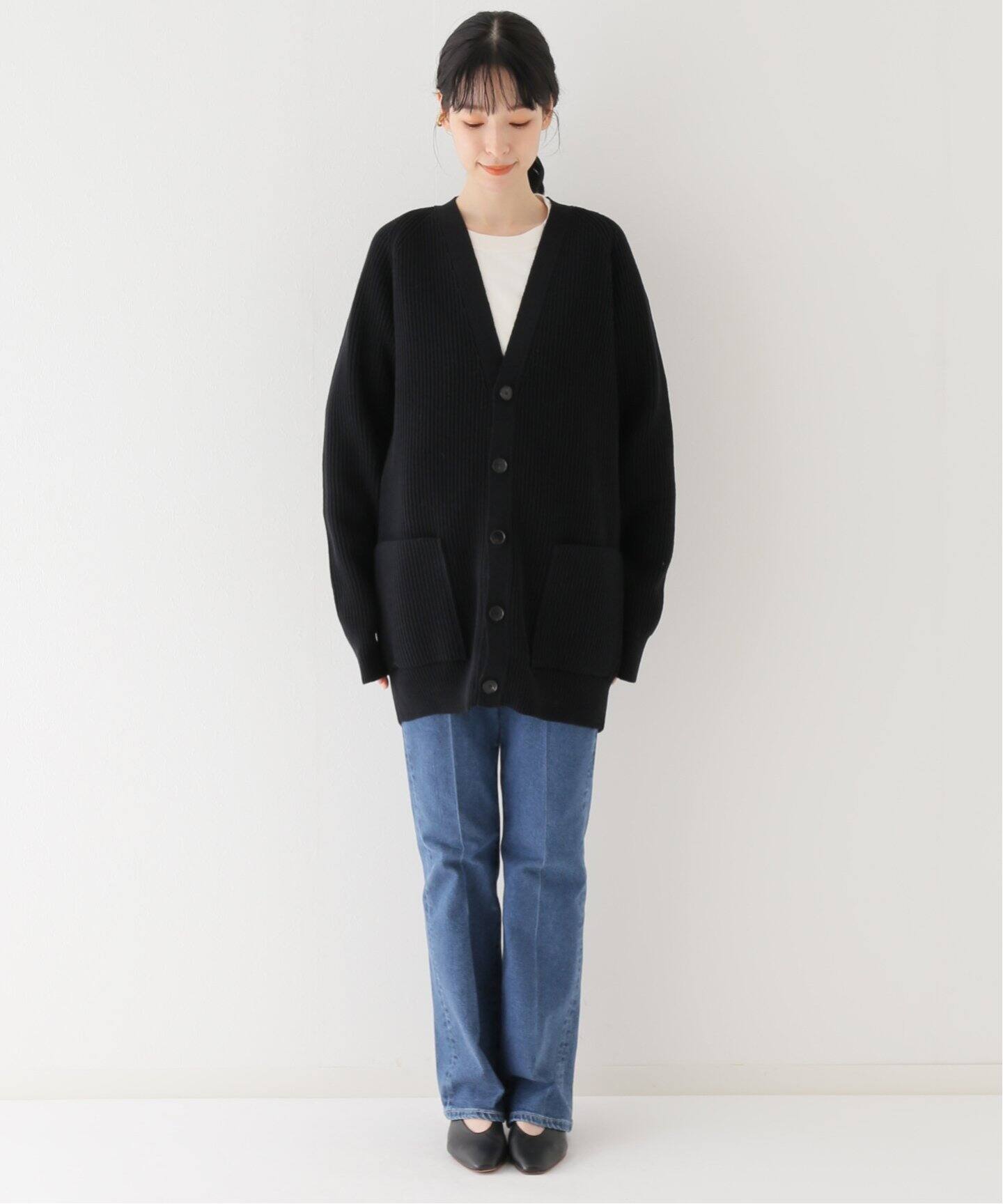 AURALEE/オーラリー】SUPER FINE WOOL RIB カーディガン（カーディガン 