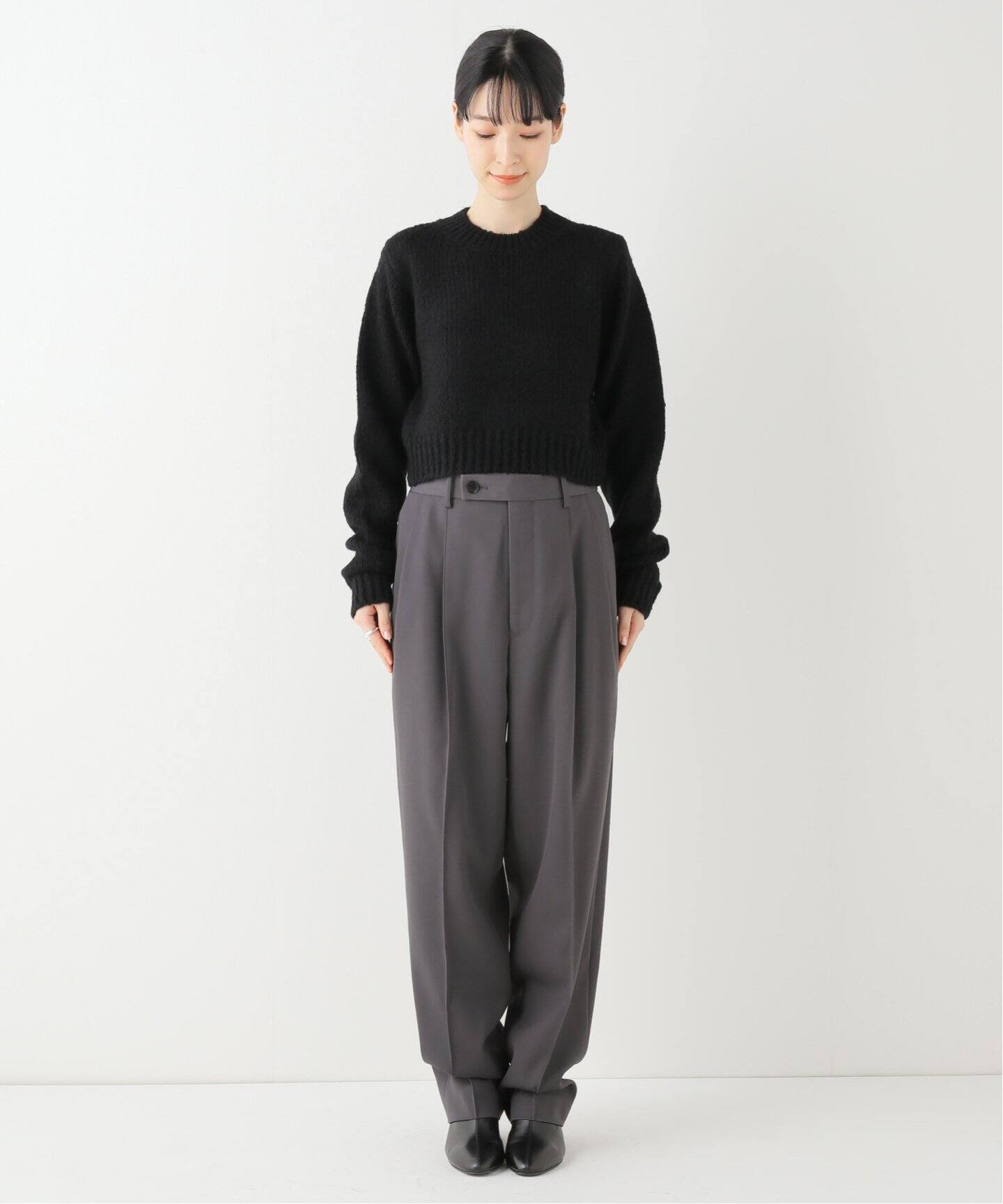AURALEE/オーラリー】WOOL BABY CAMEL SHORT プルオーバー（ニット 
