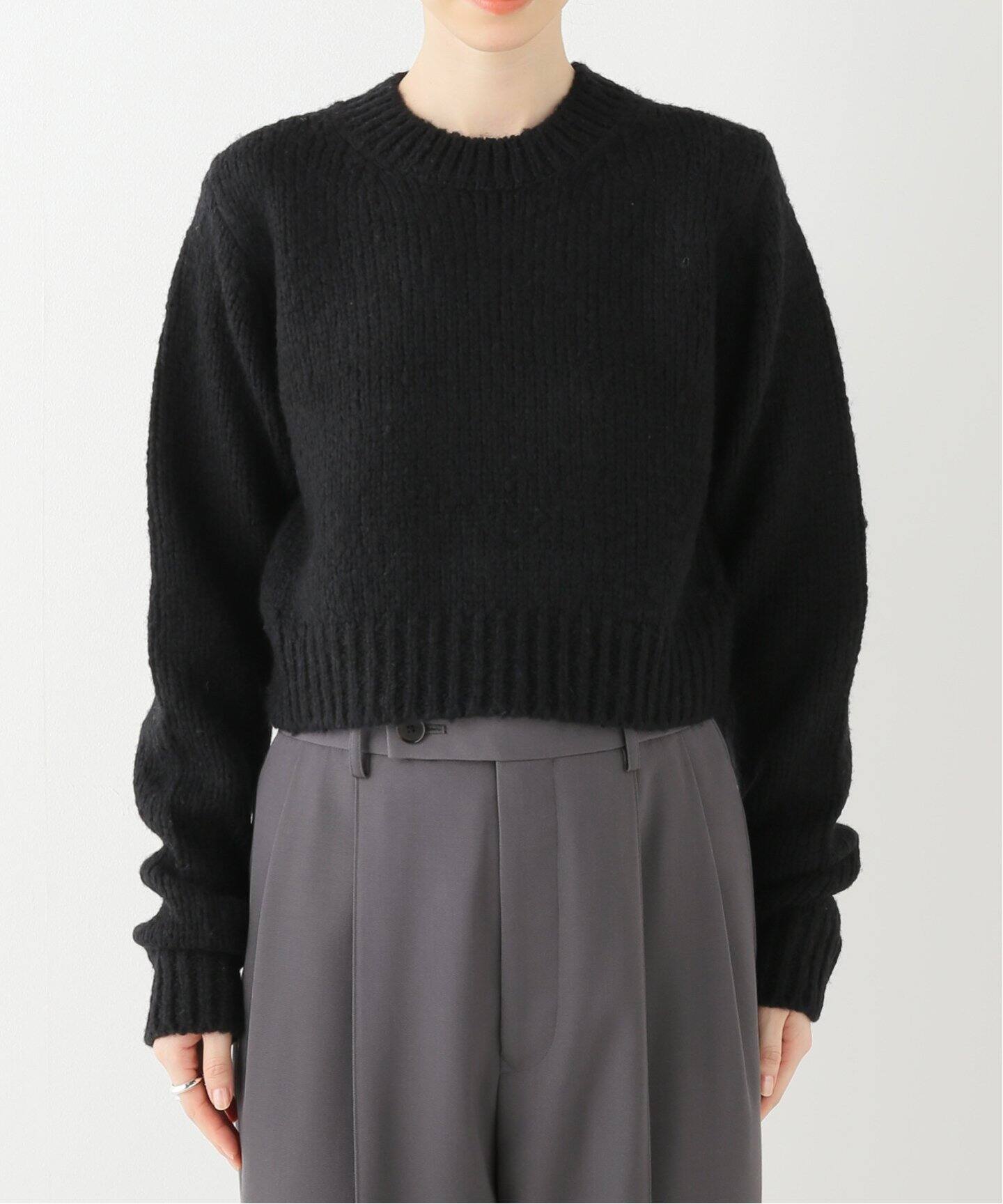 AURALEE/オーラリー】WOOL BABY CAMEL SHORT プルオーバー（ニット  