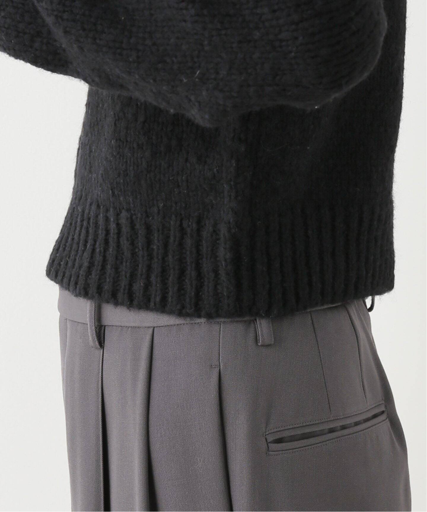 AURALEE/オーラリー】WOOL BABY CAMEL SHORT プルオーバー（ニット 
