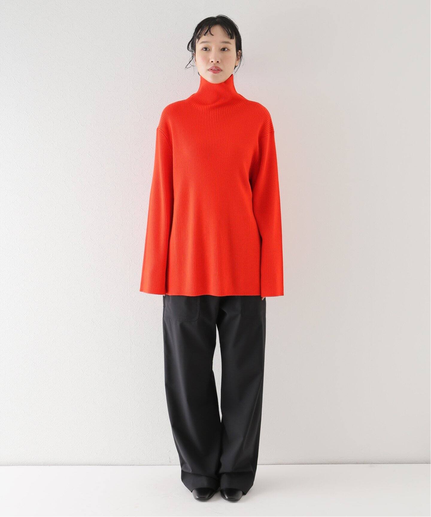STUDIO NICHOLSON/スタジオ ニコルソン】MERINO RIB ROLL NECK ニット 