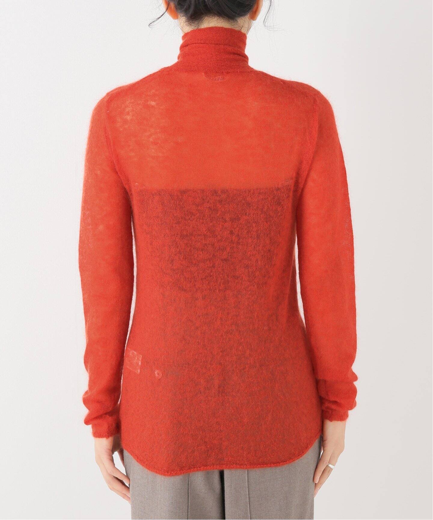 AURALEE/オーラリー】KID MOHAIR SHEER KNIT タートルネック（ニット 