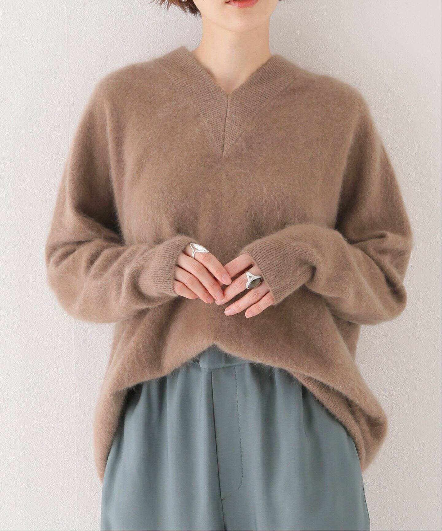 ATON/エイトン】V NECK ニット（ニット／セーター）｜IENA（イエナ）の  