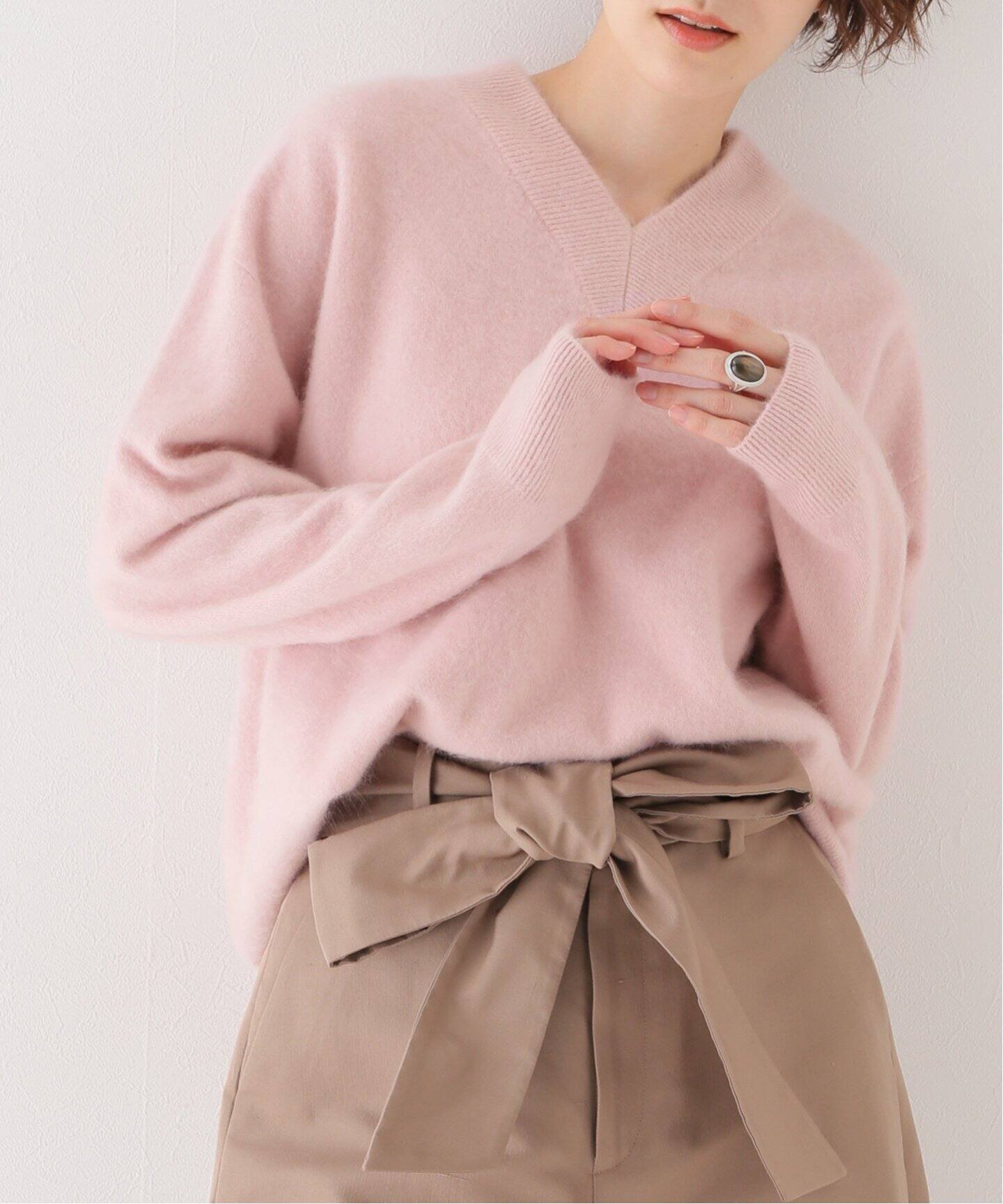 ATON/エイトン】V NECK ニット（ニット／セーター）｜IENA（イエナ）の  