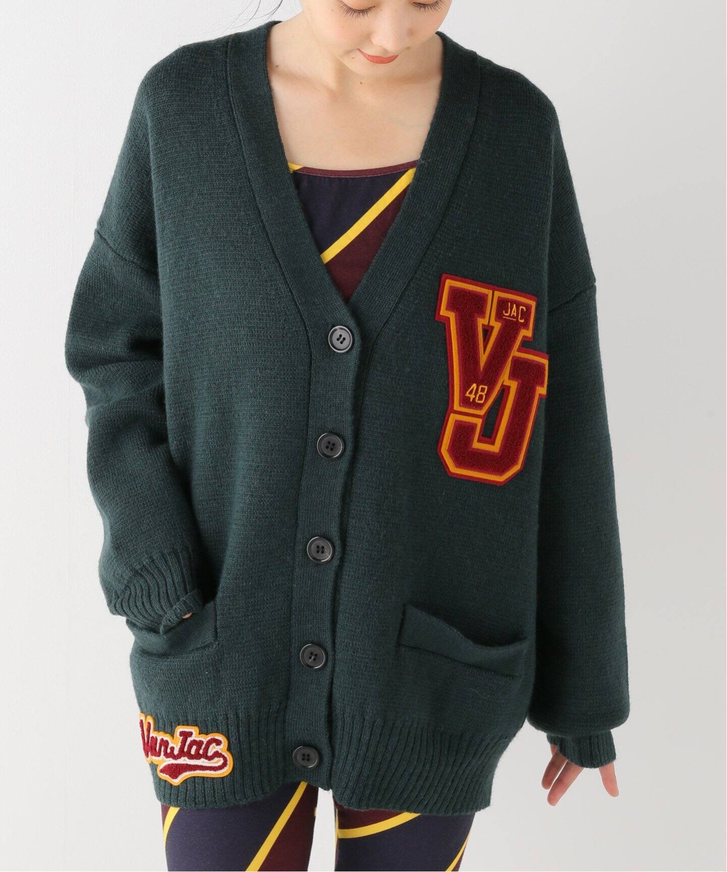 INSCRIRE/アンスクリア】VAN LETTERD カーディガン（カーディガン  