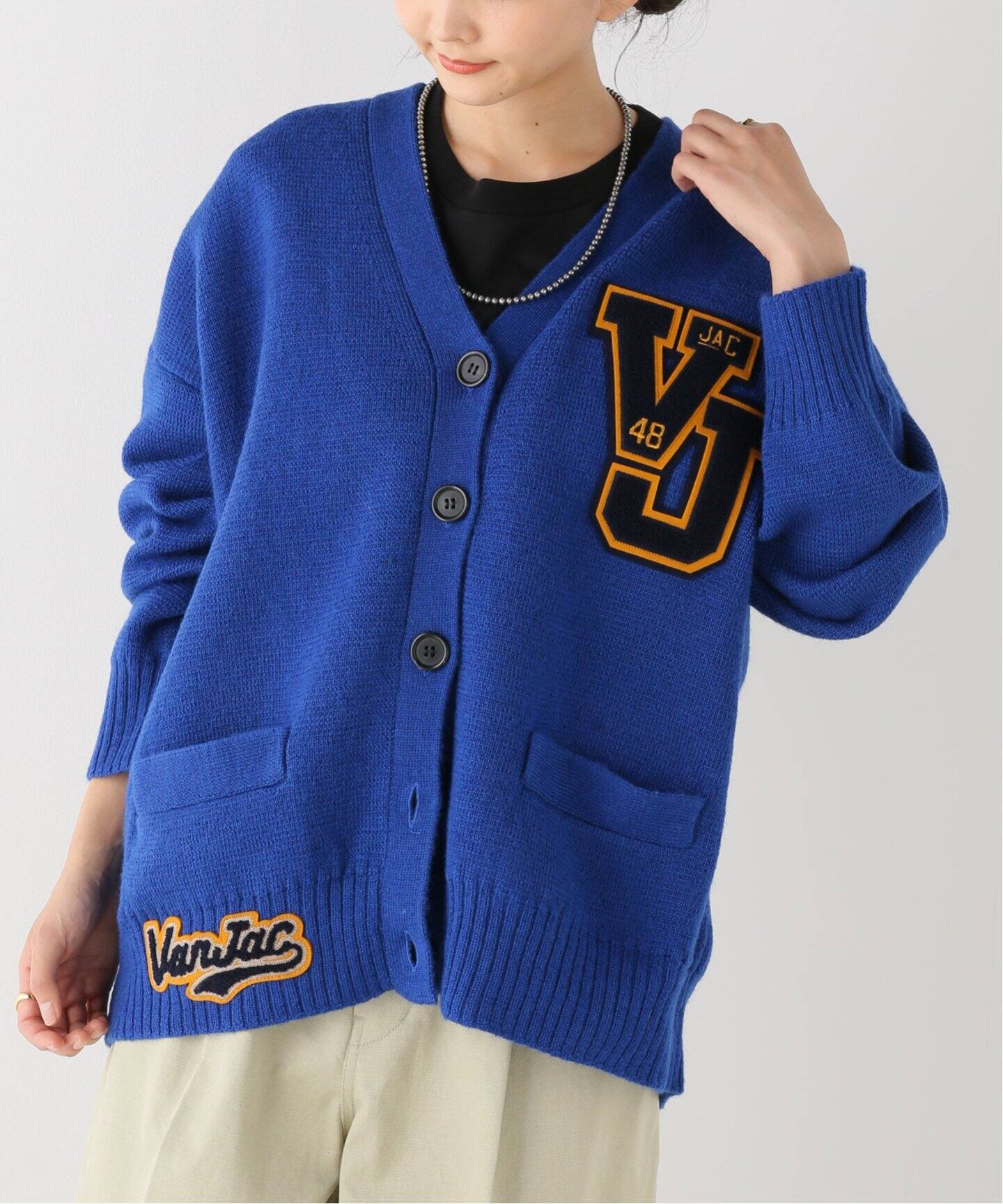 INSCRIRE/アンスクリア】VAN LETTERD カーディガン（カーディガン  