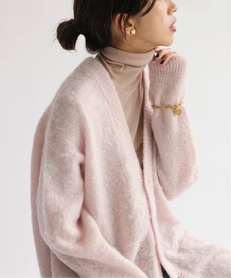 AURALEE/オーラリー】BRUSHED SUPER KID モヘヤMIX カーディガン  