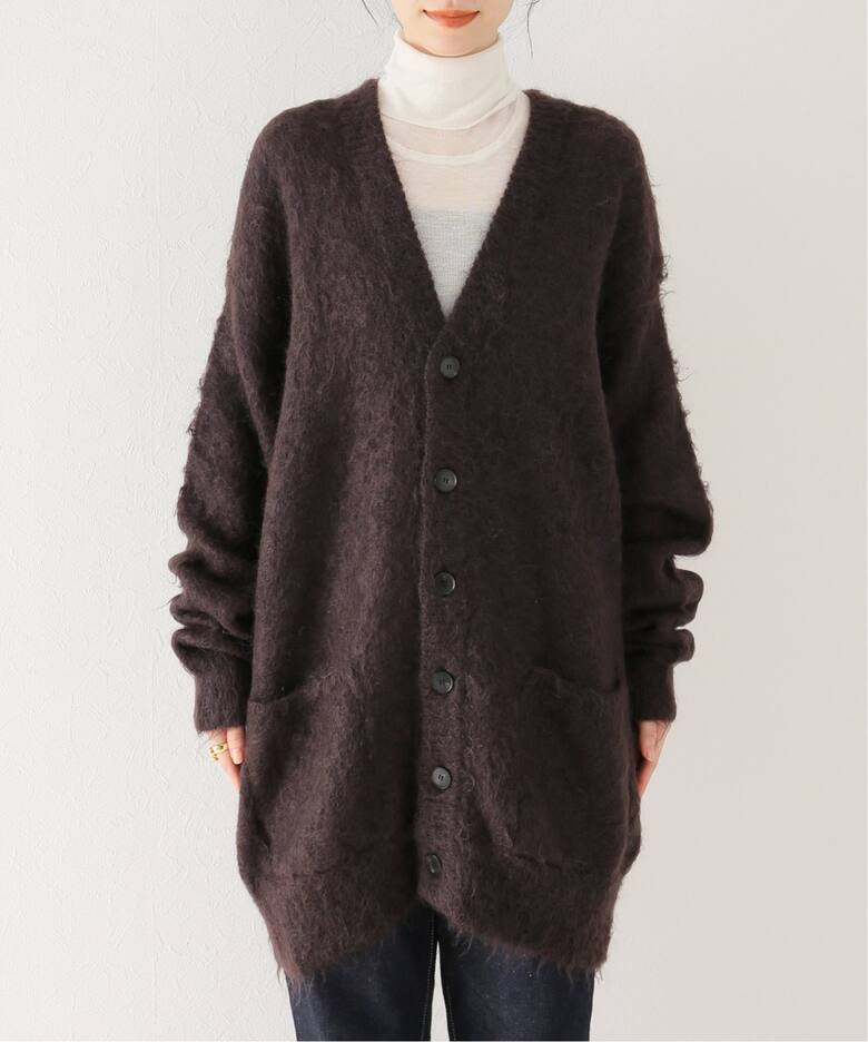 AURALEE/オーラリー】BRUSHED SUPER KID モヘヤMIX カーディガン  