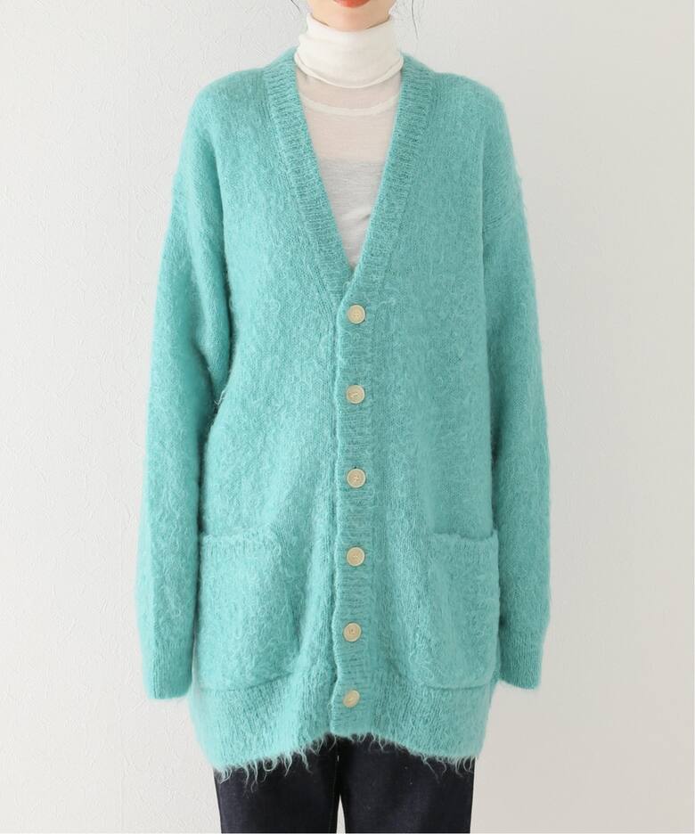 AURALEE/オーラリー】BRUSHED SUPER KID モヘヤMIX カーディガン  