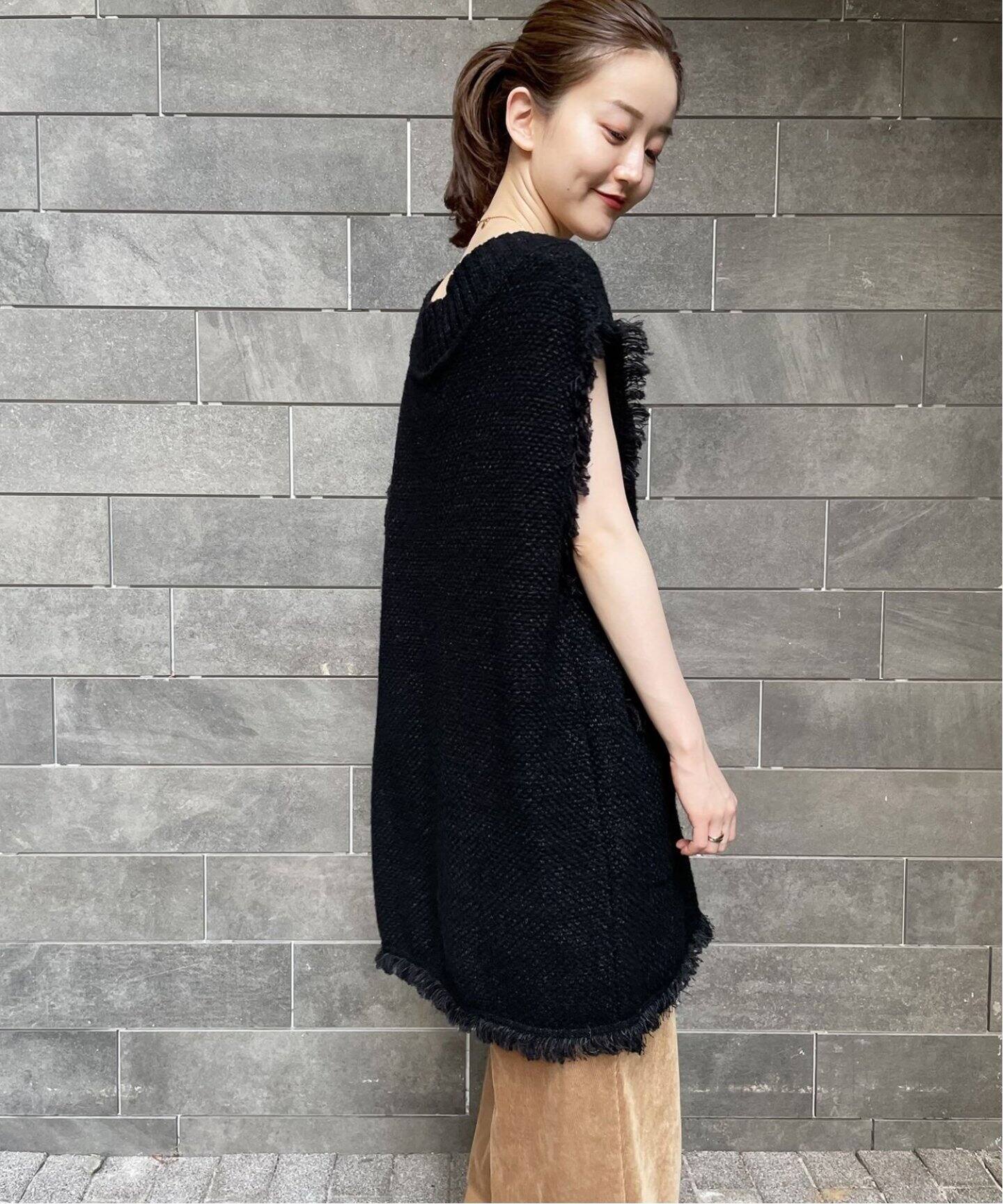 追加品番》【ADAWAS/アダワス】KNIT TWEED 2PKT ベスト（ベスト 