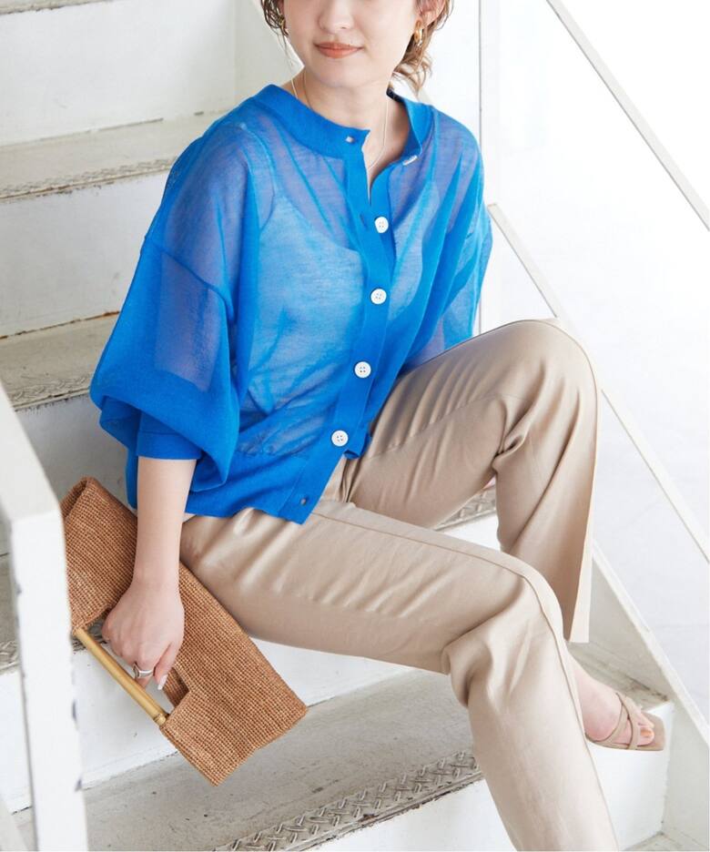 追加》シアーラミーカーディガン（カーディガン）｜SLOBE IENA  