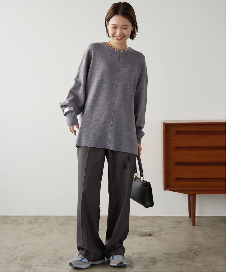 ウォッシャブルウールスムースプルオーバー（ニット／セーター  