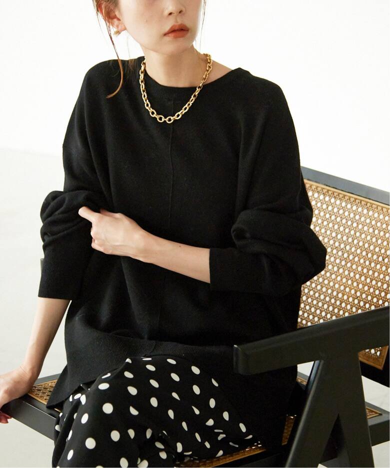 ウォッシャブルウールスムースプルオーバー（ニット／セーター  