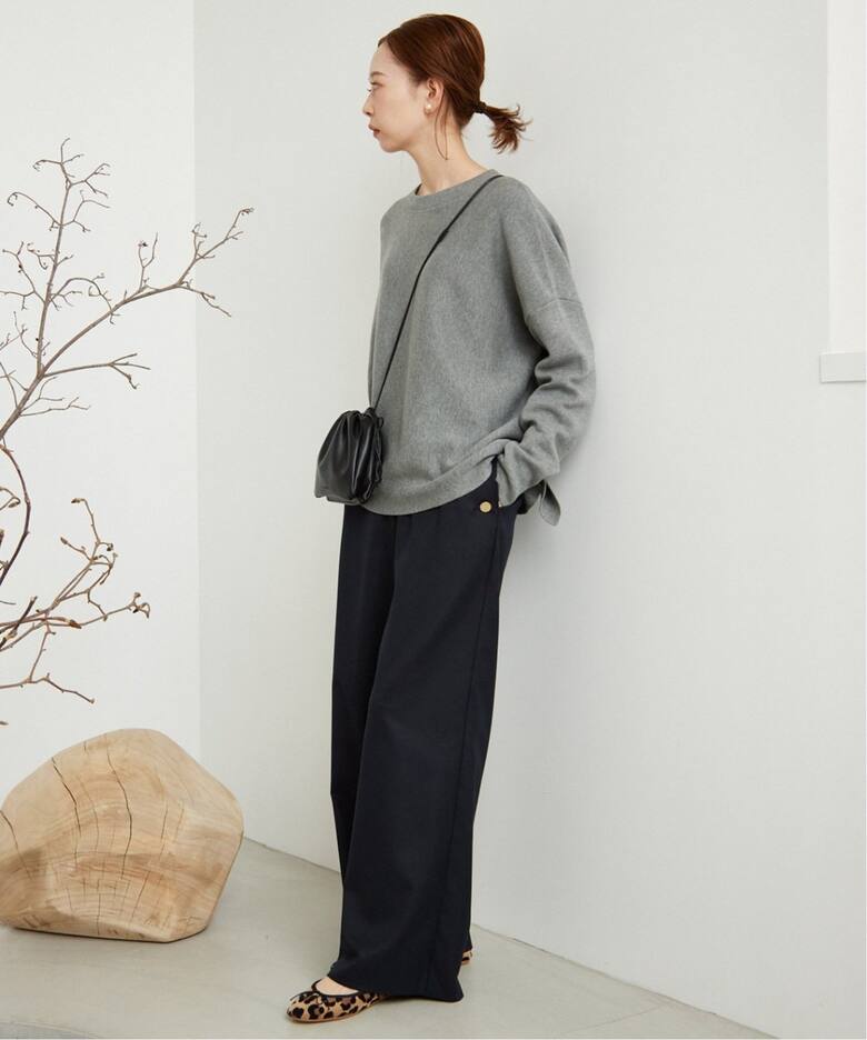 追加2》コットンダブルフェイスニット（ニット／セーター）｜SLOBE  