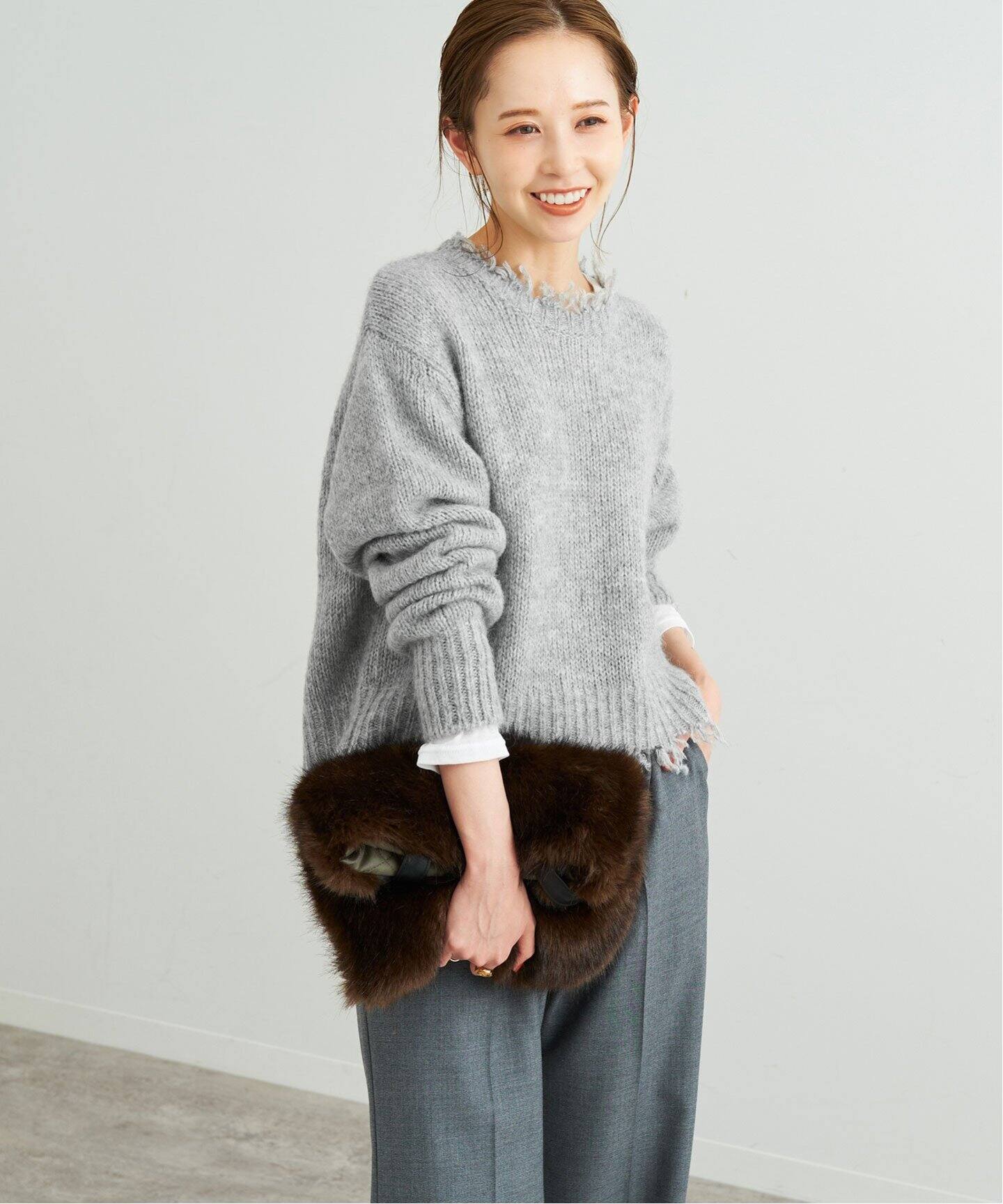 COZUEANZAI*SLOBEモヘヤニット（アンサンブル）｜SLOBE IENA（スローブ  