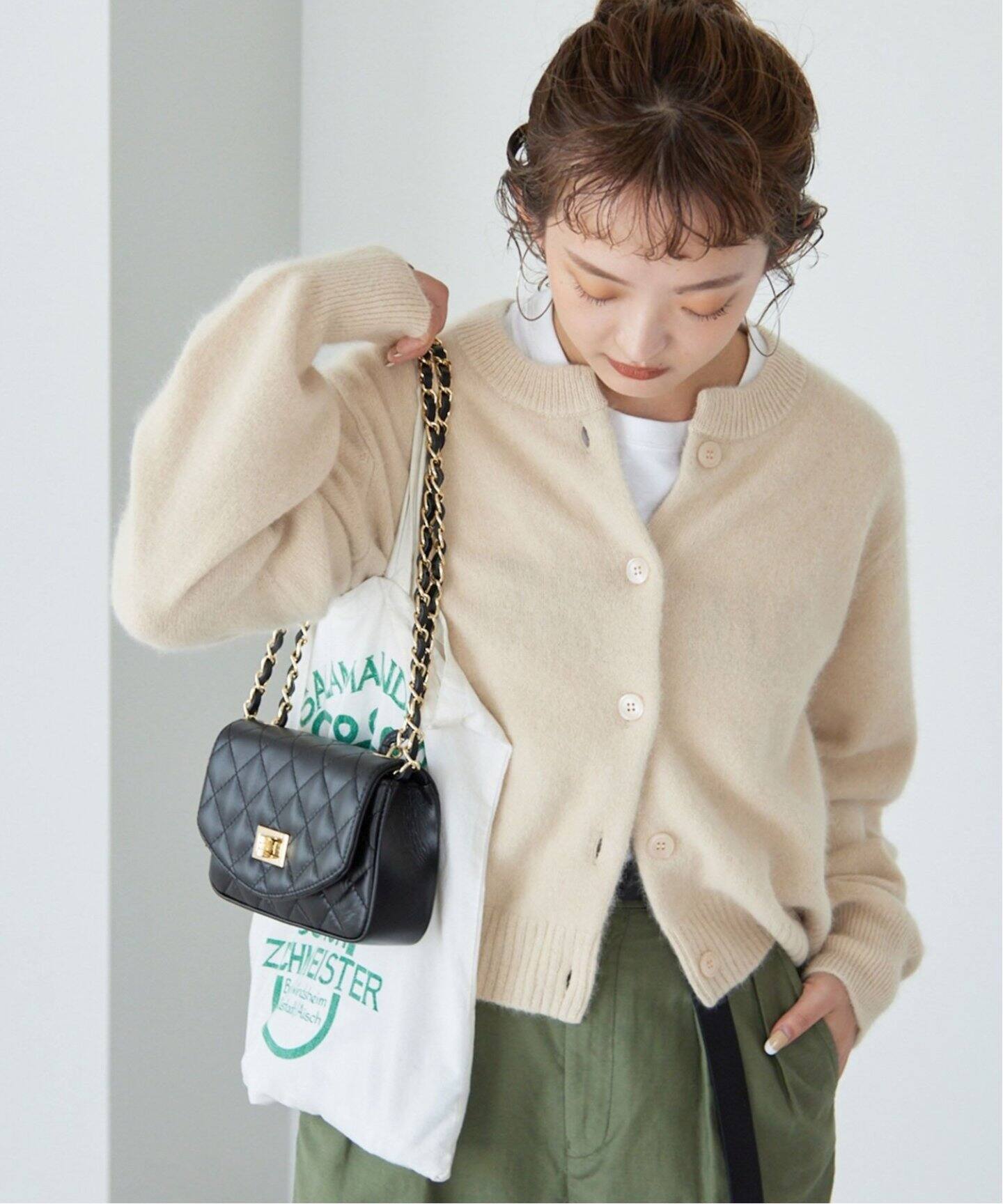 追加》アンゴラ混シャギーカーディガン（カーディガン）｜SLOBE IENA  