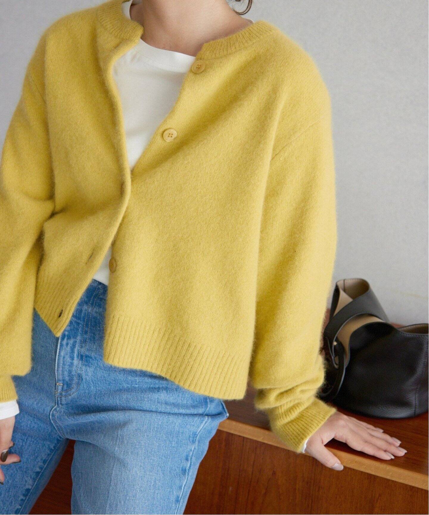 追加》アンゴラ混シャギーカーディガン（カーディガン）｜SLOBE IENA  