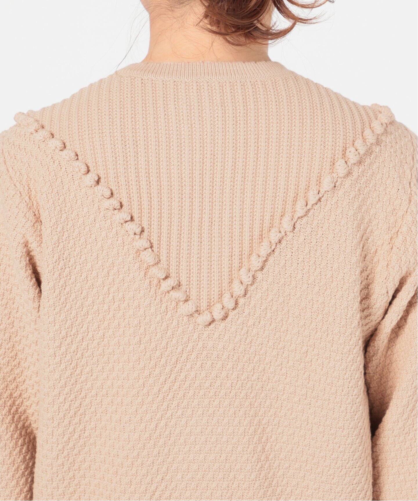 追加》IENA LA BOUCLE AJAポンポンカーディガン◇（カーディガン 