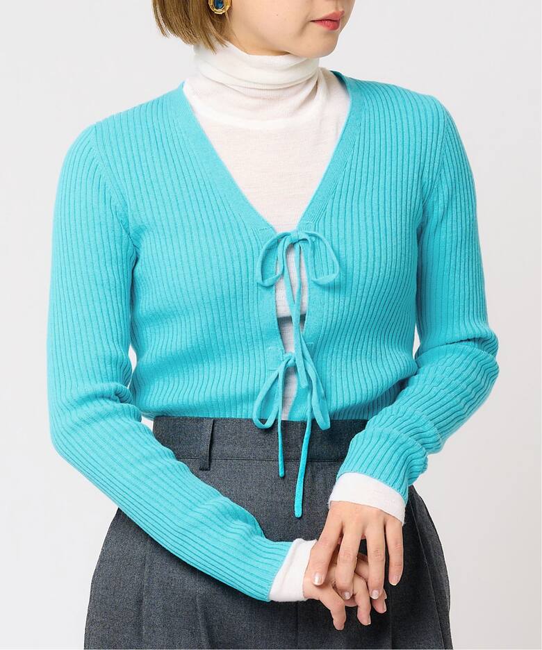 IENA LA BOUCLE CAMILLAリブカーディガン（カーディガン）｜IENA  