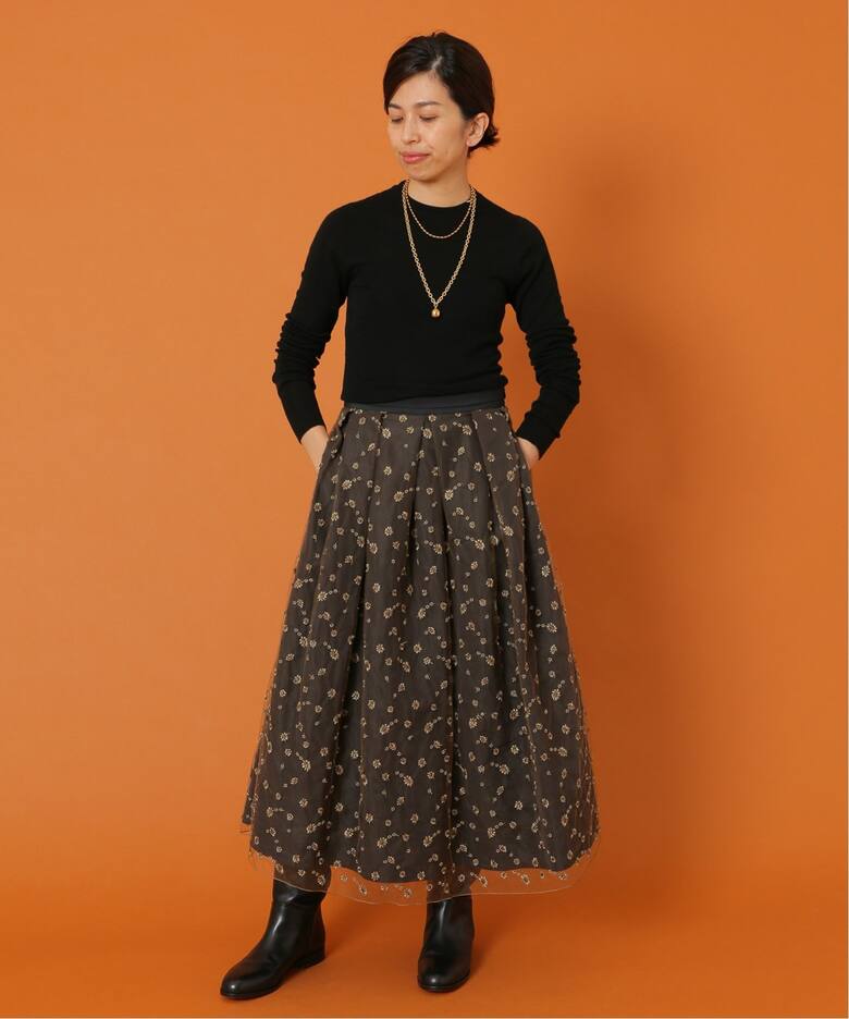 IENA LA BOUCLE Banbury ソフトウールクルーネック（ニット／セーター 
