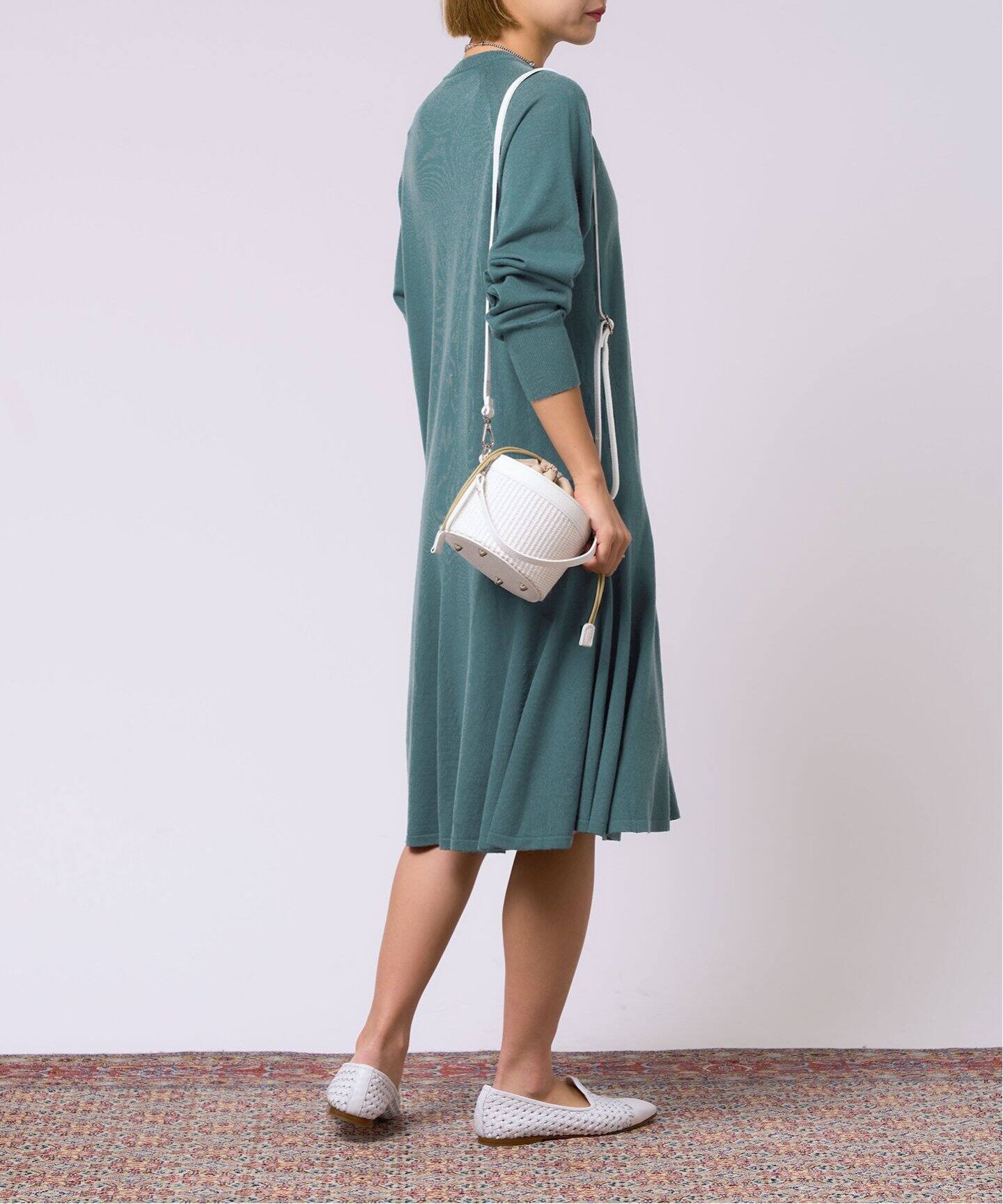 IENA LA BOUCLE VICTORIAニットフレアワンピース（ワンピース）｜IENA 