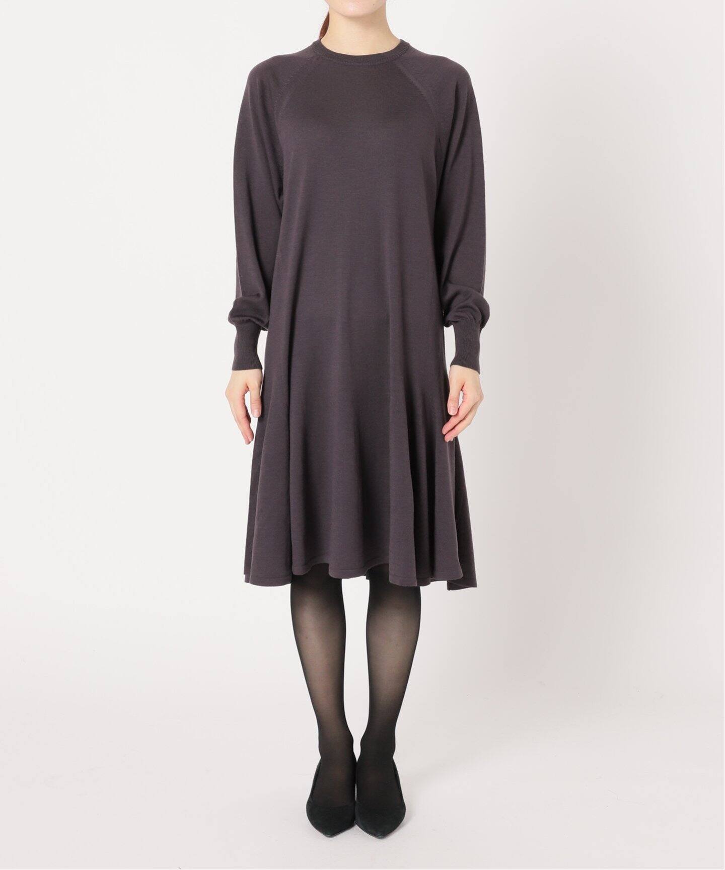 IENA LA BOUCLE VICTORIAニットフレアワンピース（ワンピース）｜IENA 