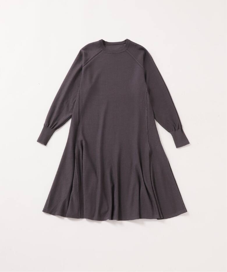 IENA LA BOUCLE VICTORIAニットフレアワンピース（ワンピース）｜IENA 
