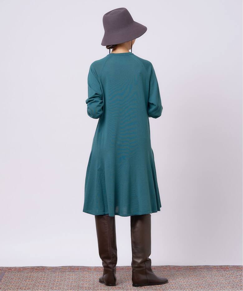 IENA LA BOUCLE VICTORIAニットフレアワンピース（ワンピース）｜IENA 