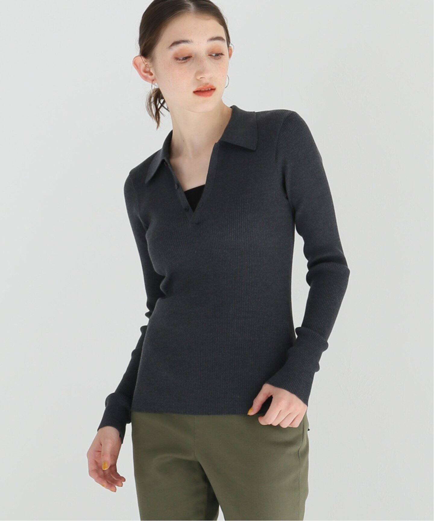 AURALEE/オーラリー】SUPER FINE ハイゲージリブプルオーバー（ニット  