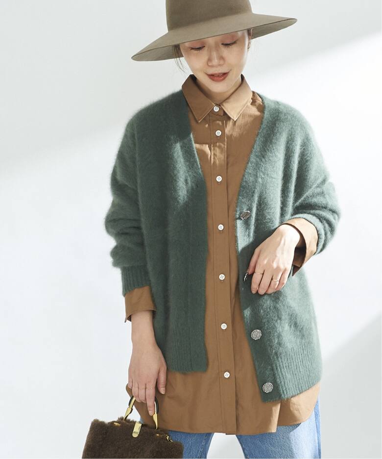 Cashmere Mix Fur カーディガン（カーディガン）｜Plage（プラージュ  