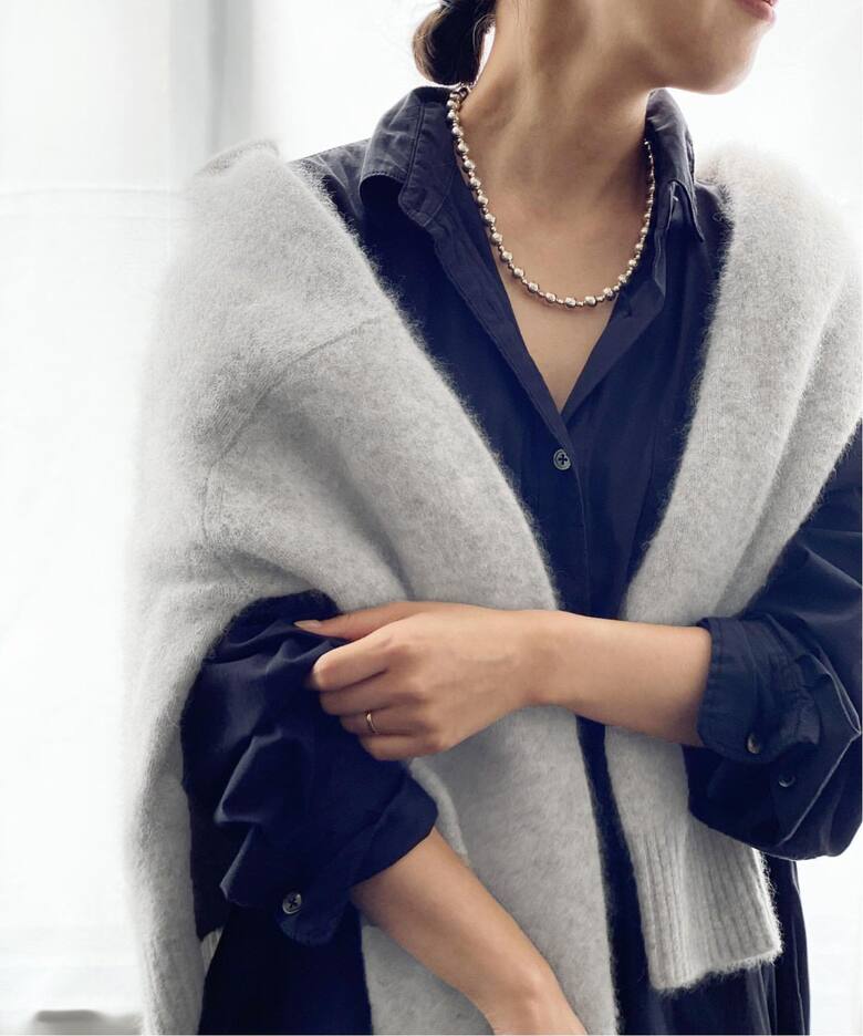 Cashmere Mix Fur カーディガン（カーディガン）｜Plage（プラージュ 