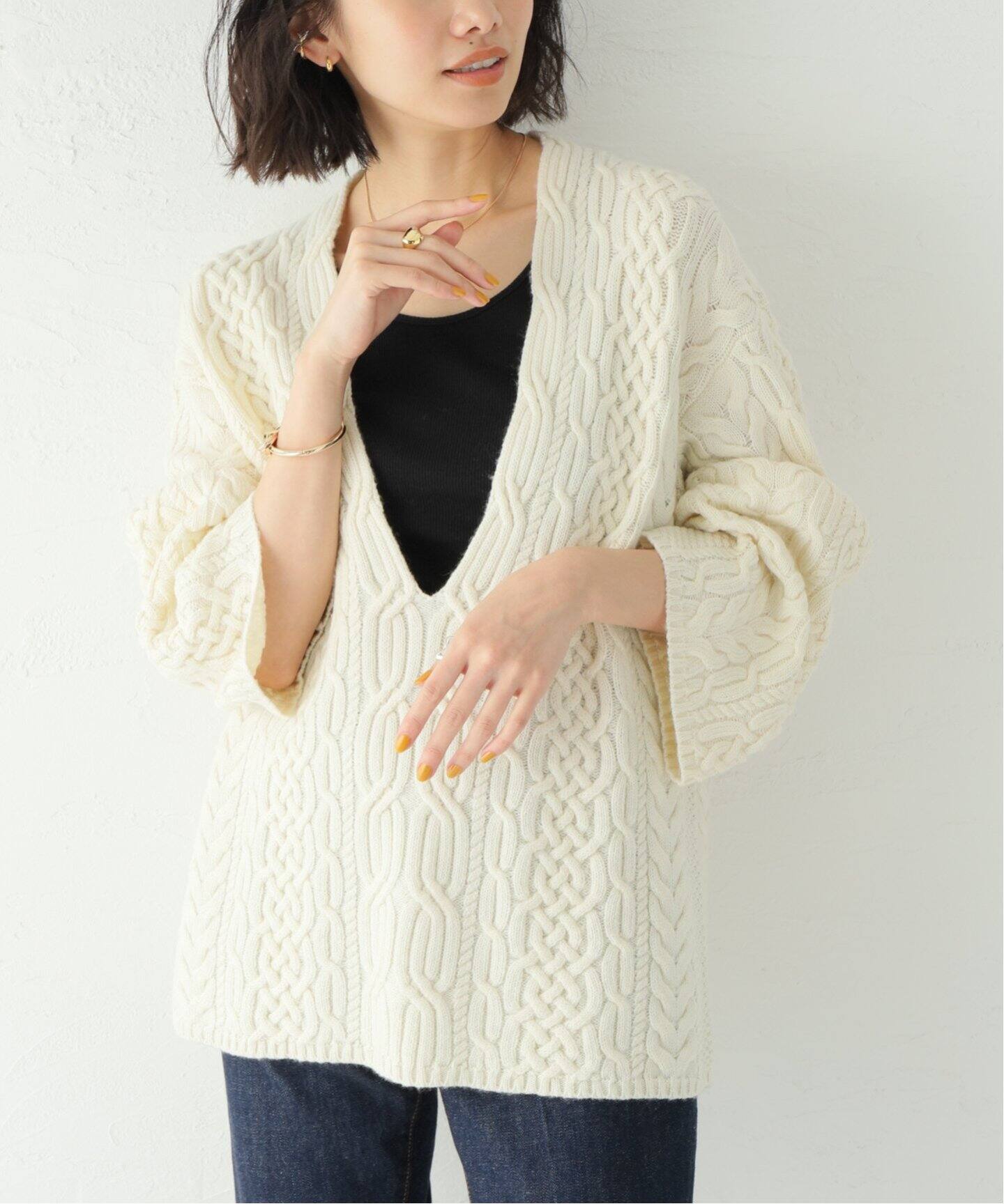 Cable Knit プルオーバー（ニット／セーター）｜Plage（プラージュ）の 