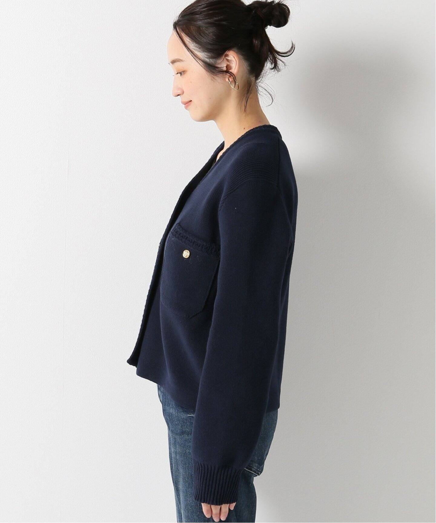 追加》ゴールドボタンニットジャケット2◇（カーディガン）｜Plage  