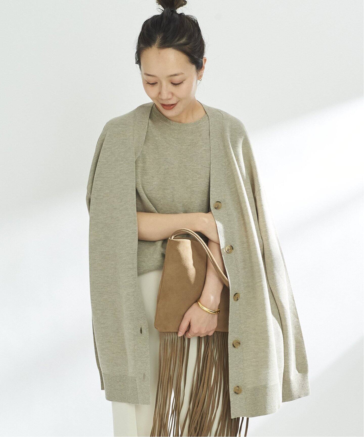 sweat ニットカーディガン（カーディガン）｜Plage（プラージュ）の  