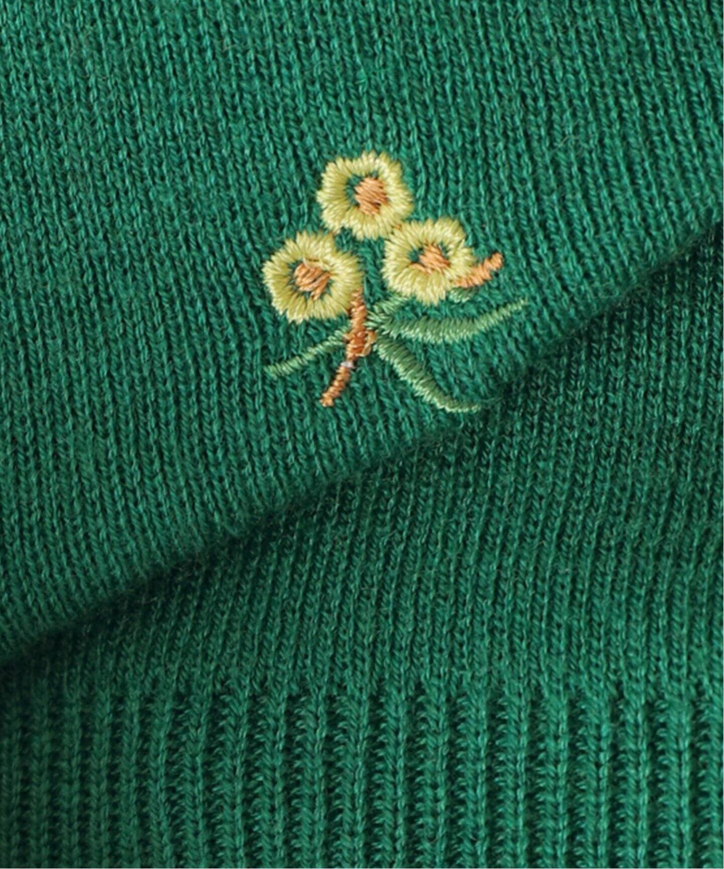 シビラ エンブロイダリー 花柄 刺繍 モチーフ 3D 七分袖
