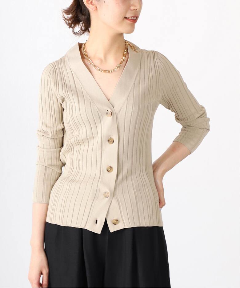 GIZA Vネック カーディガン◇（カーディガン）｜VERMEIL par iena  