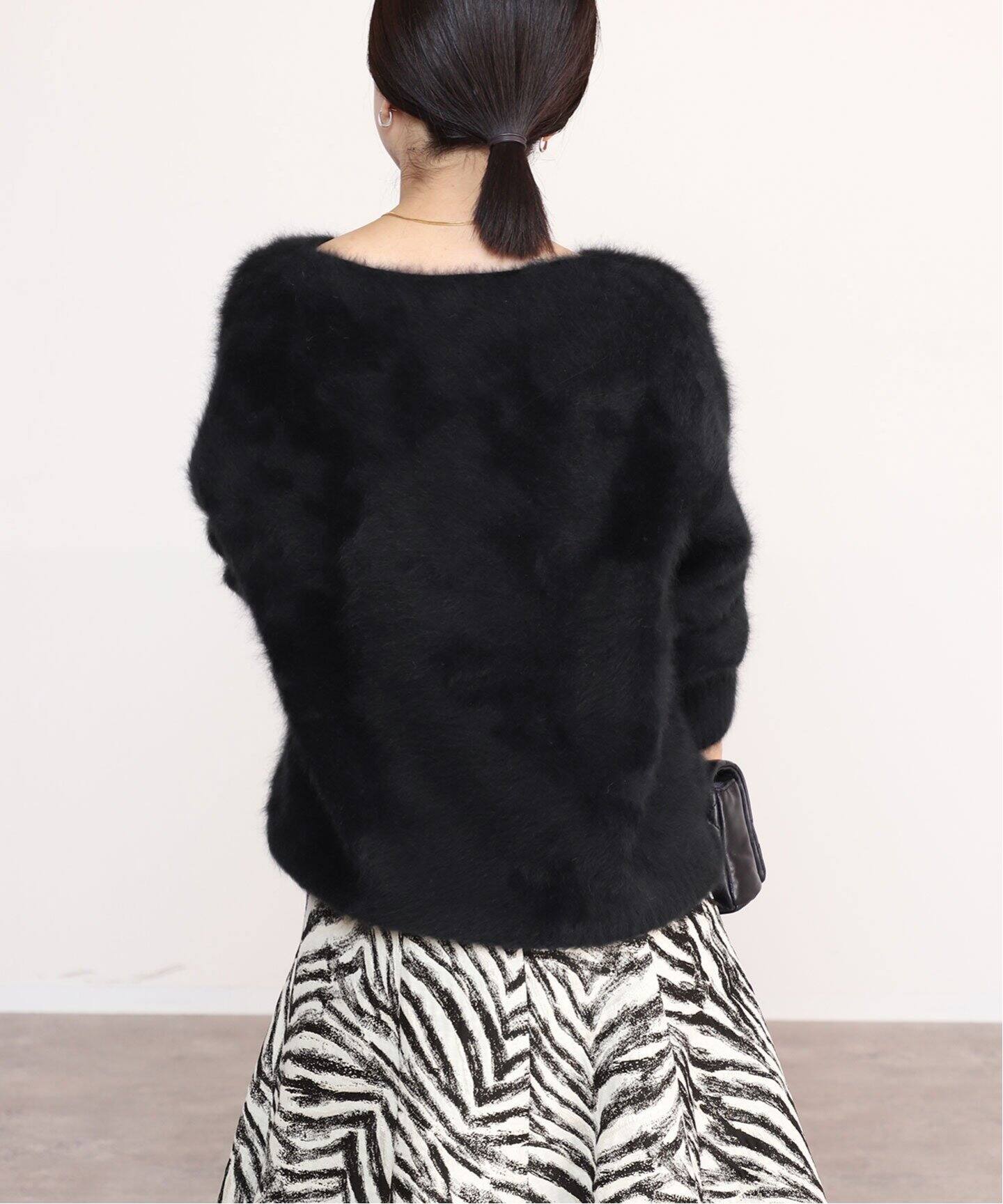 フォックスカシミヤ ボートネックプルオーバー（ニット／セーター  