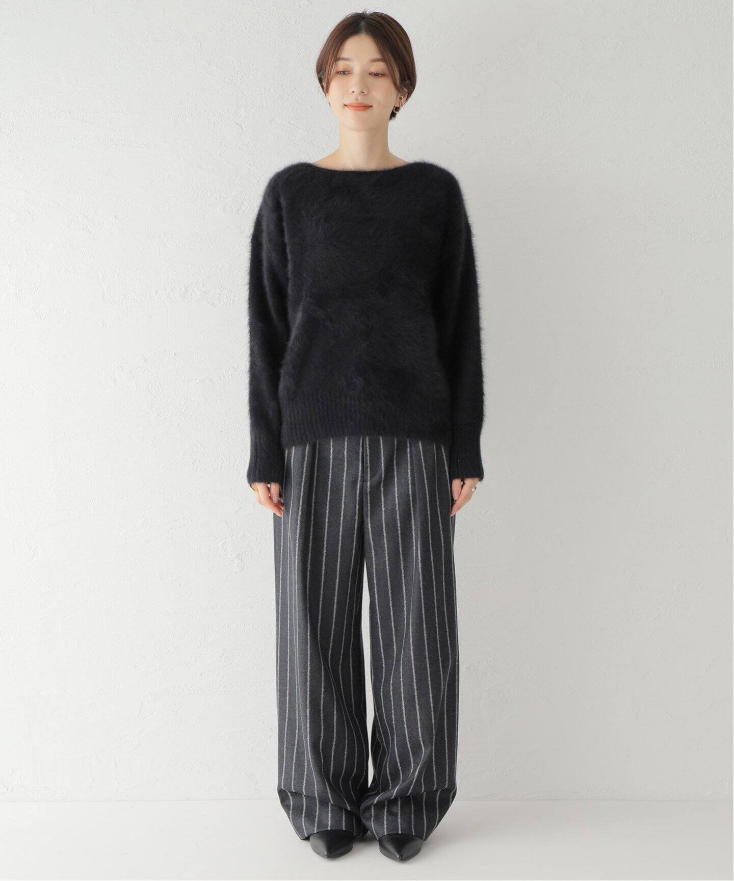 フォックスカシミヤ ボートネックプルオーバー（ニット／セーター  