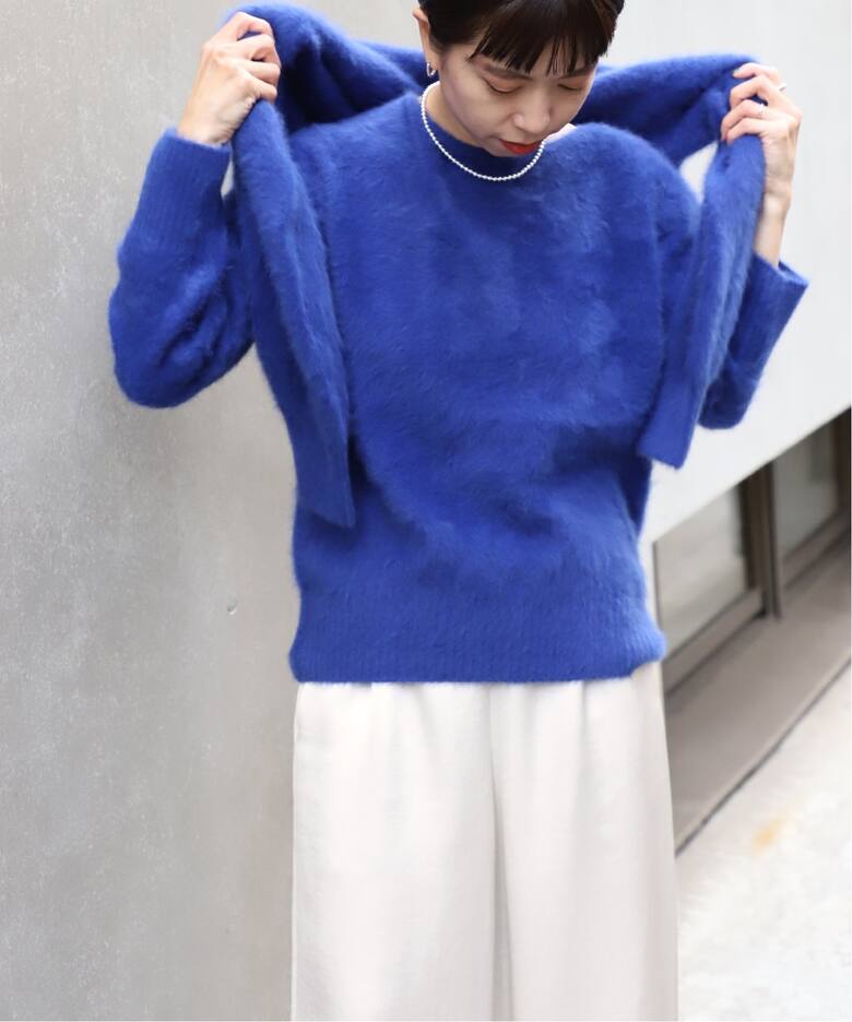 フォックスカシミヤ ボートネックプルオーバー（ニット／セーター  