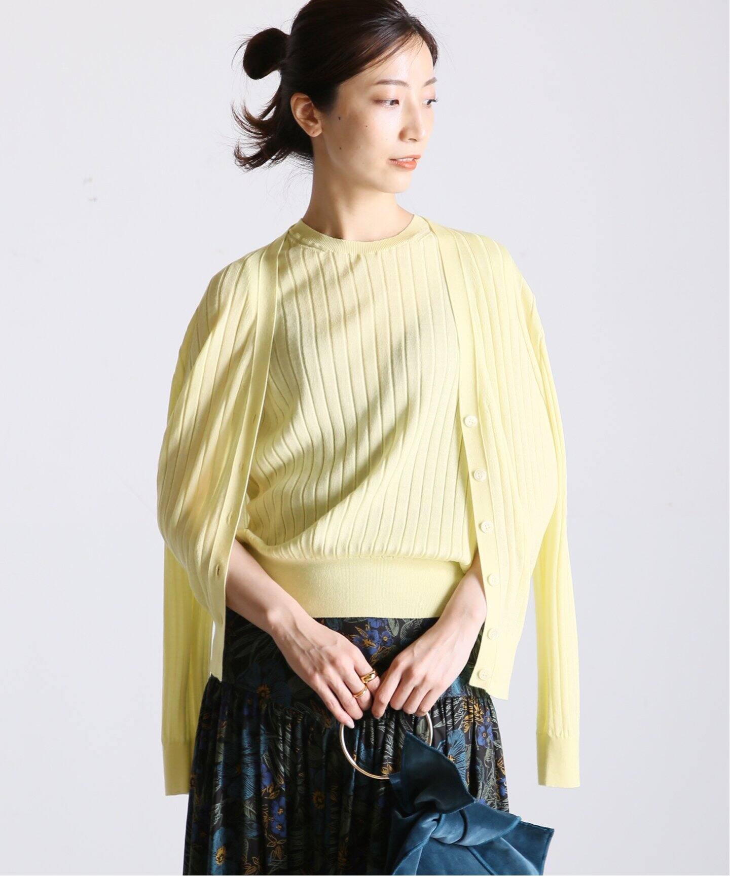 SLOANE/スローン】別注ワイドリブ ノースリーブプルオーバー（ニット  