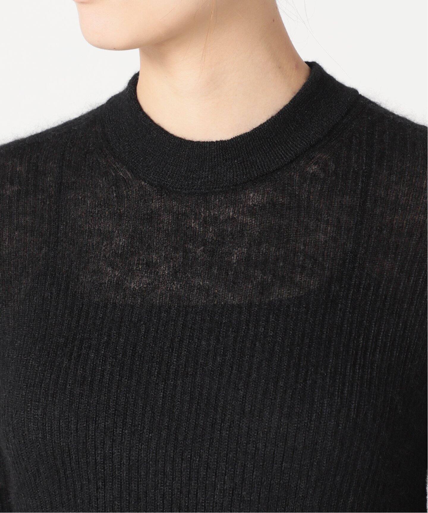 ATON/エイトン】BABY MOHAIR MIX クルーネックニット（ニット 